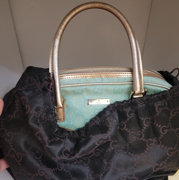 GUCCI GG MONOGRAM CANVAS HANDBAG VINTAGE! - Picture 10 of 10
